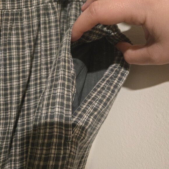 Old navy, green gingham print dress, size Xl - Picture 4 of 6